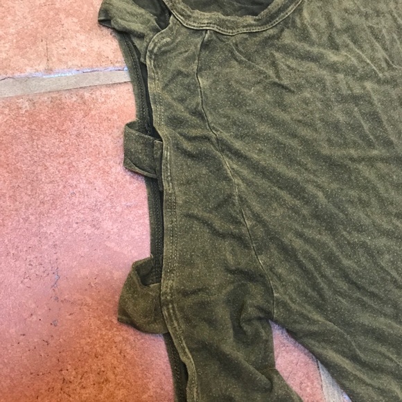 Comfy Cotton Olive Green Shirt - Picture 2 of 3